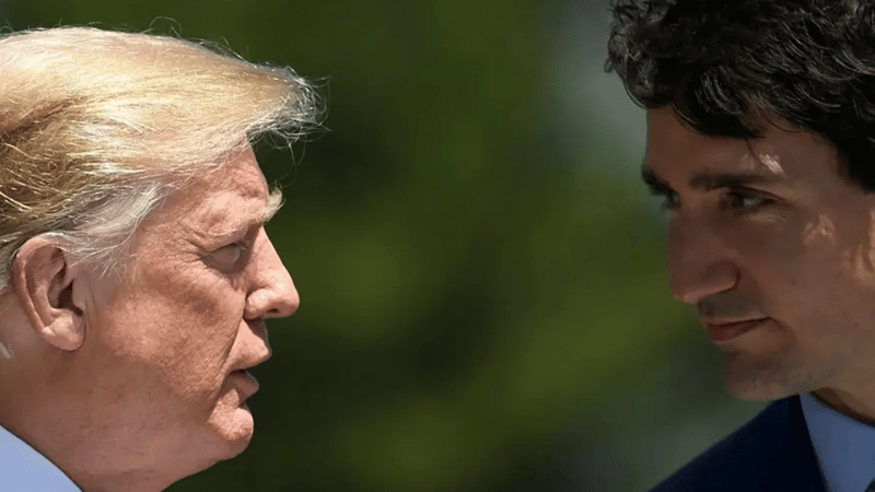 Trudeau y Trump sostienen una acalorada conversación sobre guerra comercial y crisis del fentanilo